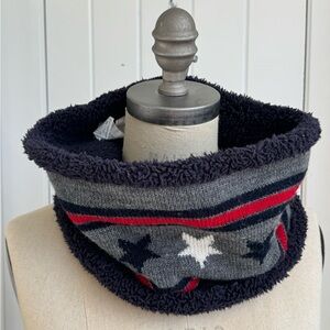 Zara Grey Textured Knit Snood O/S